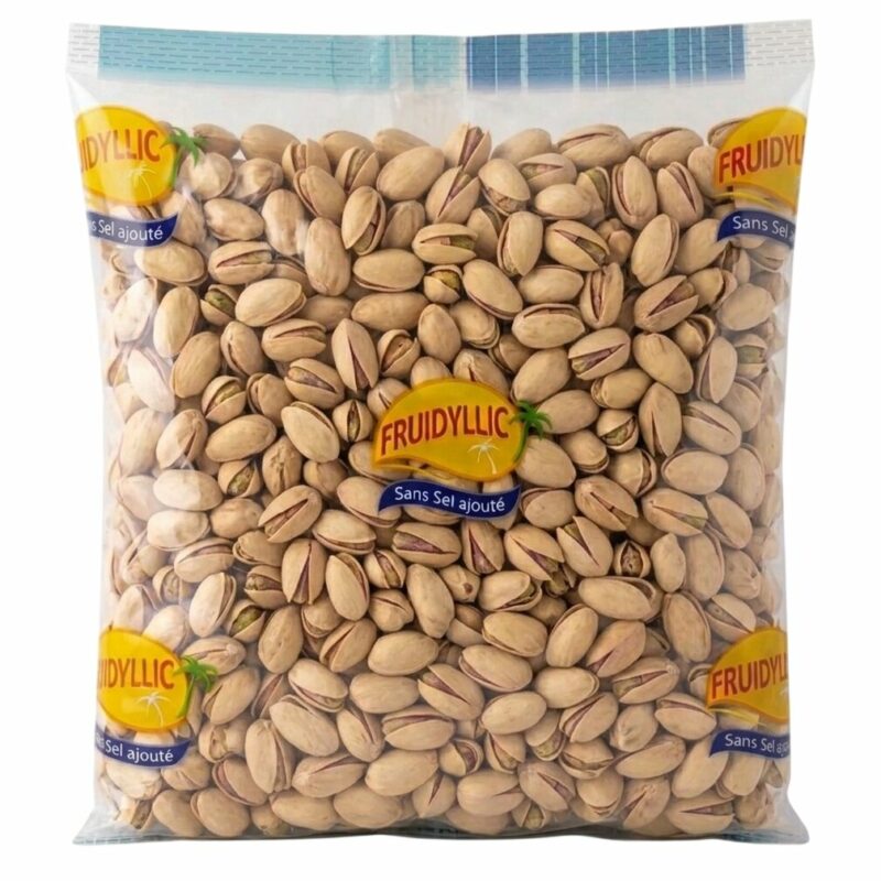 Pistaches coques grillées sans sel