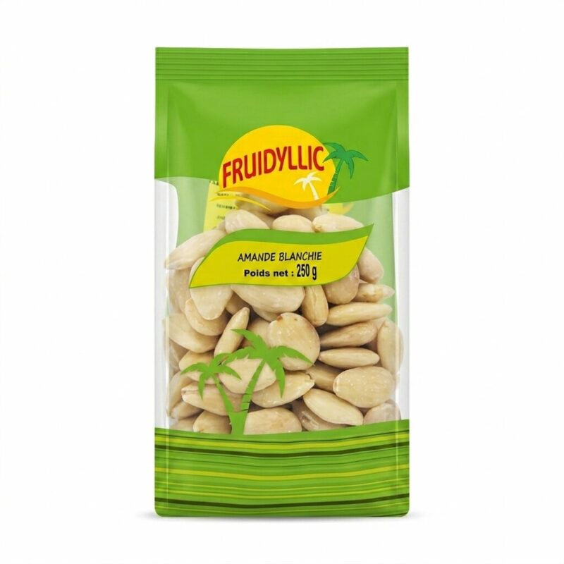 Amandes décortiquées blanchies