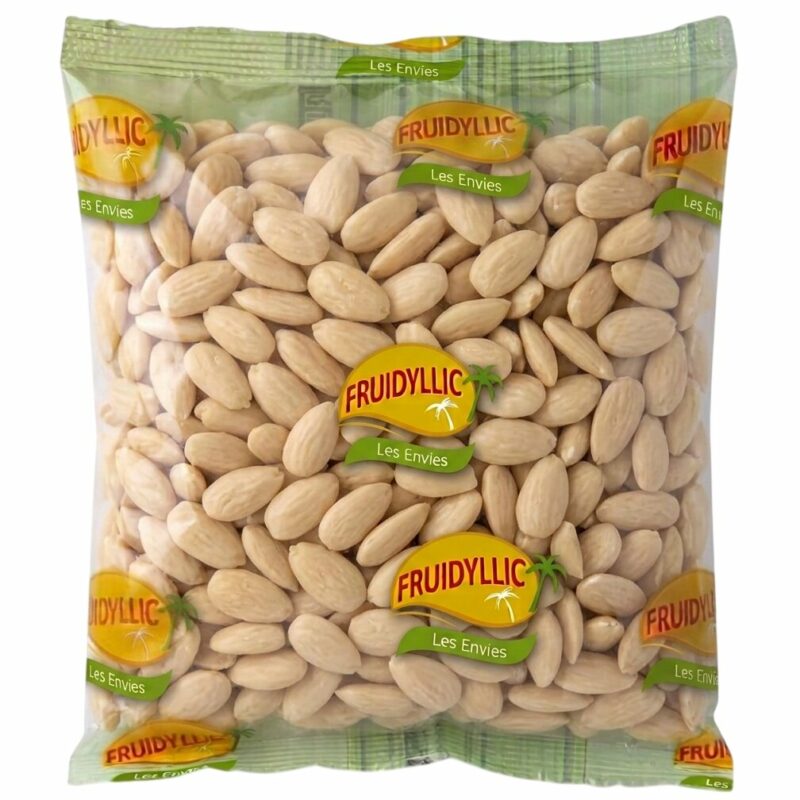 Amandes décortiquées blanchies