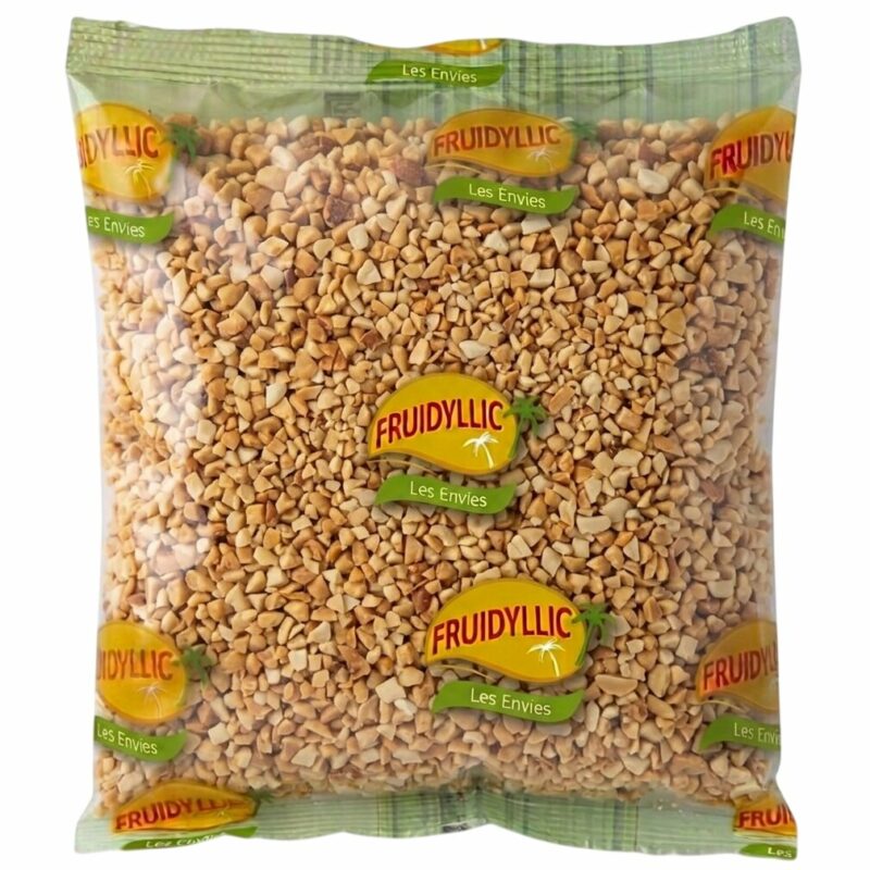 Arachides hachées grillées