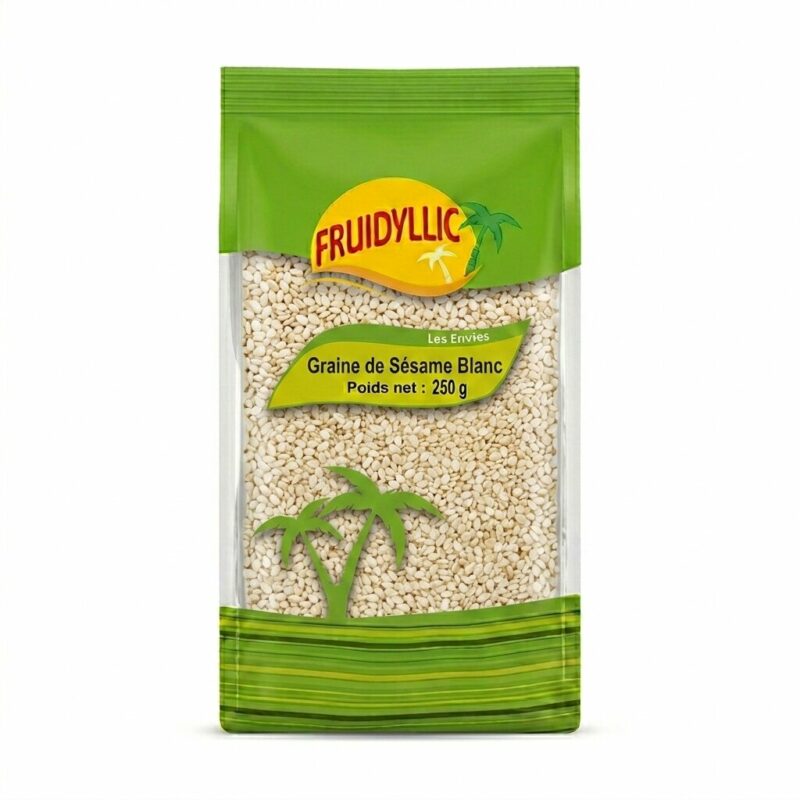 Graines de sésame décortiquées blancs