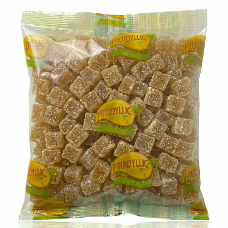 Morceaux de Gingembres déshydratés glacés sucrés