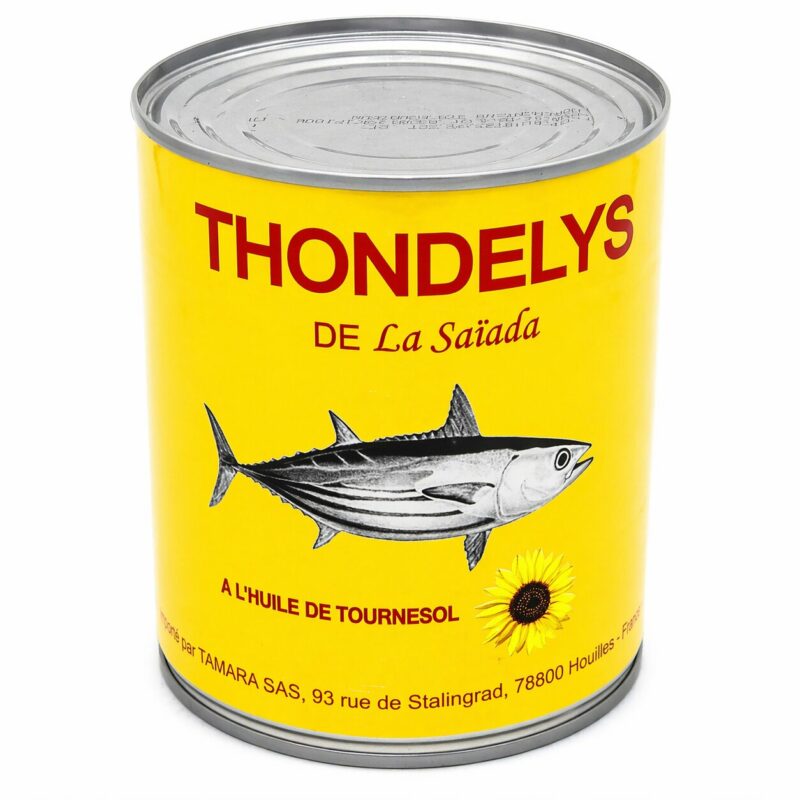 Thon Listao en morceaux à l'huile de tournesol 4/4 Thondelys