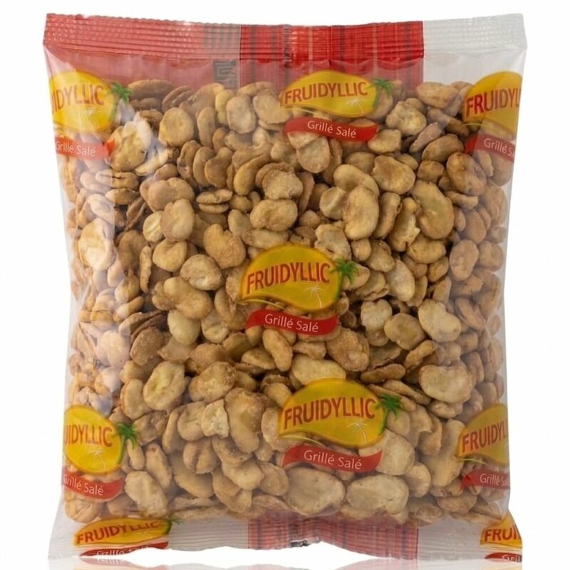 Fèves grillées salées