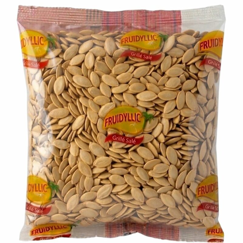 Pépites de courge turque grillées salées