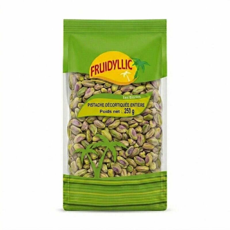 Pistaches décortiquées crues