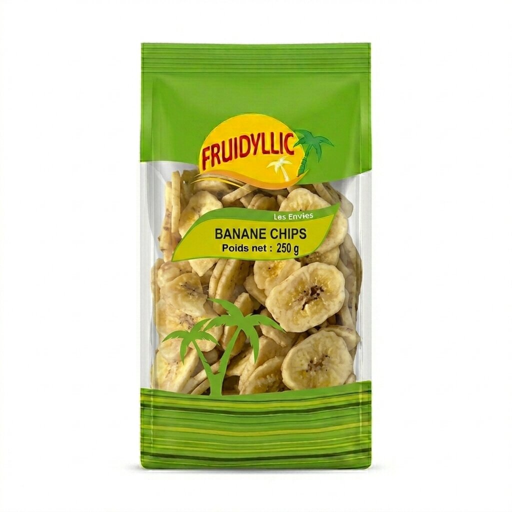 Bananes chips aromatisées