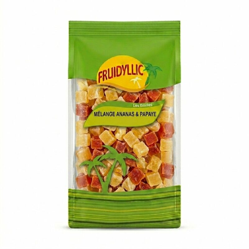Mélange Ananas Papayes séchées sucrées