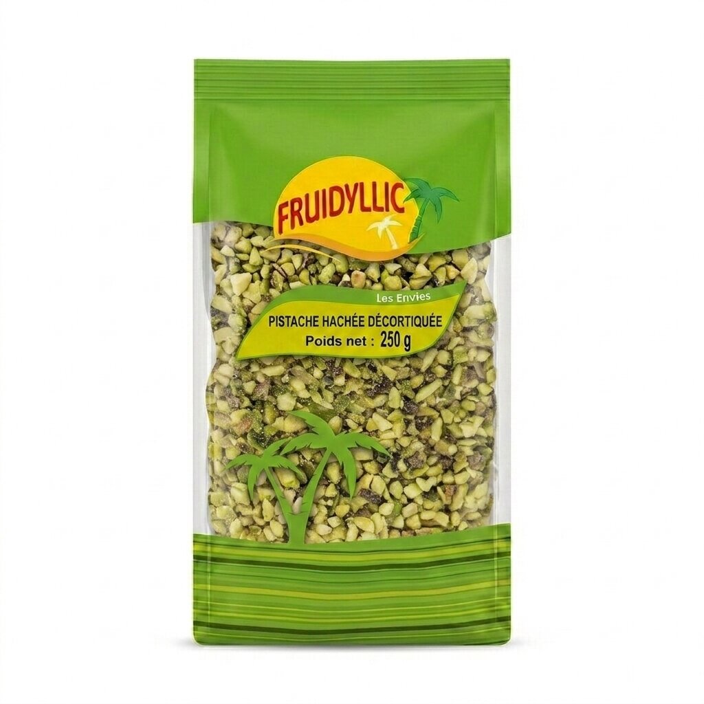 Pistache décortiquée hachée