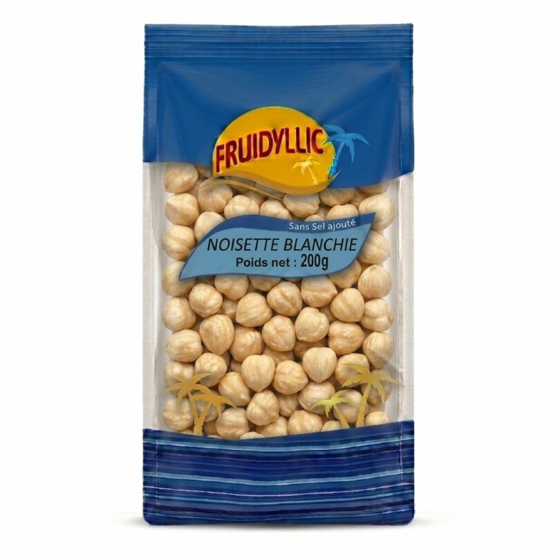 Noisettes blanchies grillées sans sel